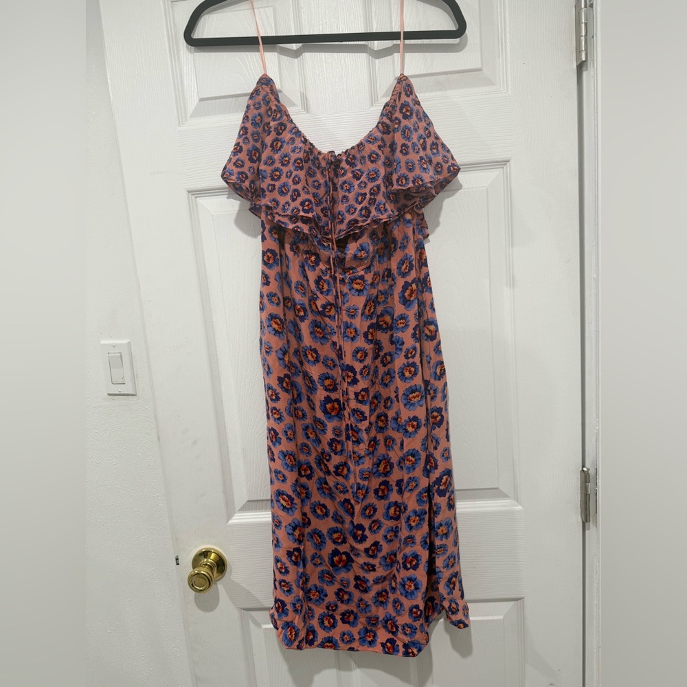 Rebecca Taylor Pink and Blue Floral Dress - Picture 3 of 7